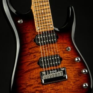 Used – Ernie Ball Music Man JP15 7 String – Tiger Eye Quilt